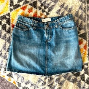 Buckle brand denim skirt